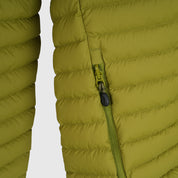 Mens Aktiv II Down Hooded Jacket (Cardamom Seed/Winter Moss)
