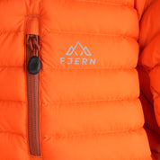 Mens Aktiv II Down Hooded Jacket (Koi/Baked Clay)