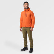 Mens Aktiv II Down Hooded Jacket (Koi/Baked Clay) ✦AI