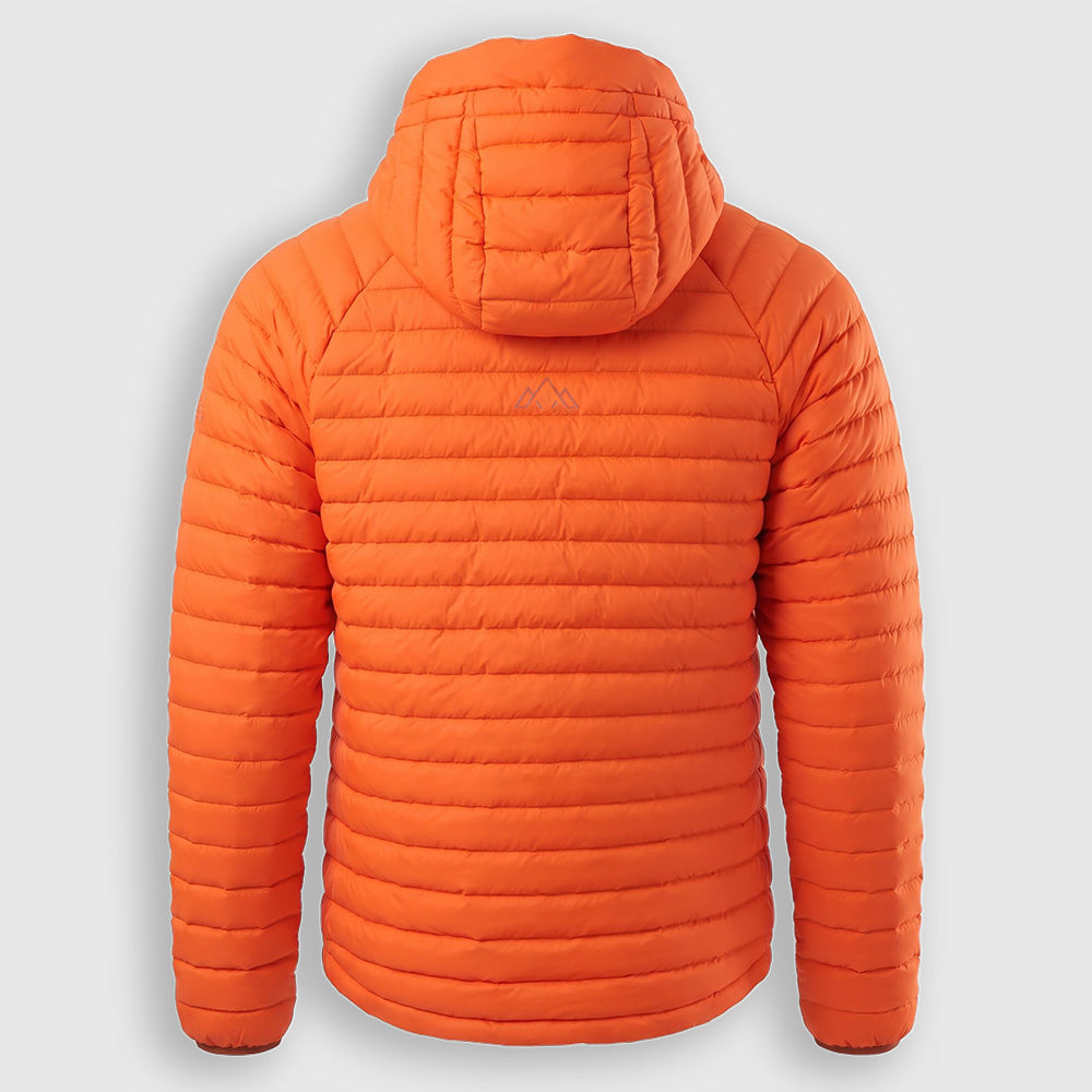 Mens Aktiv II Down Hooded Jacket (Koi/Baked Clay) ✦AI