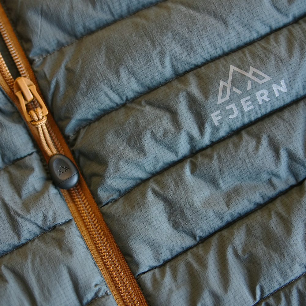 Fjern Mens Aktiv II Down Gilet (Urban Chic/Mustard)
