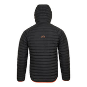 Fjern Mens Aktiv II Down Hooded Jacket (Black/Orange)