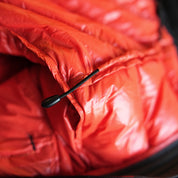 Fjern Mens Aktiv II Down Hooded Jacket (Black/Orange)
