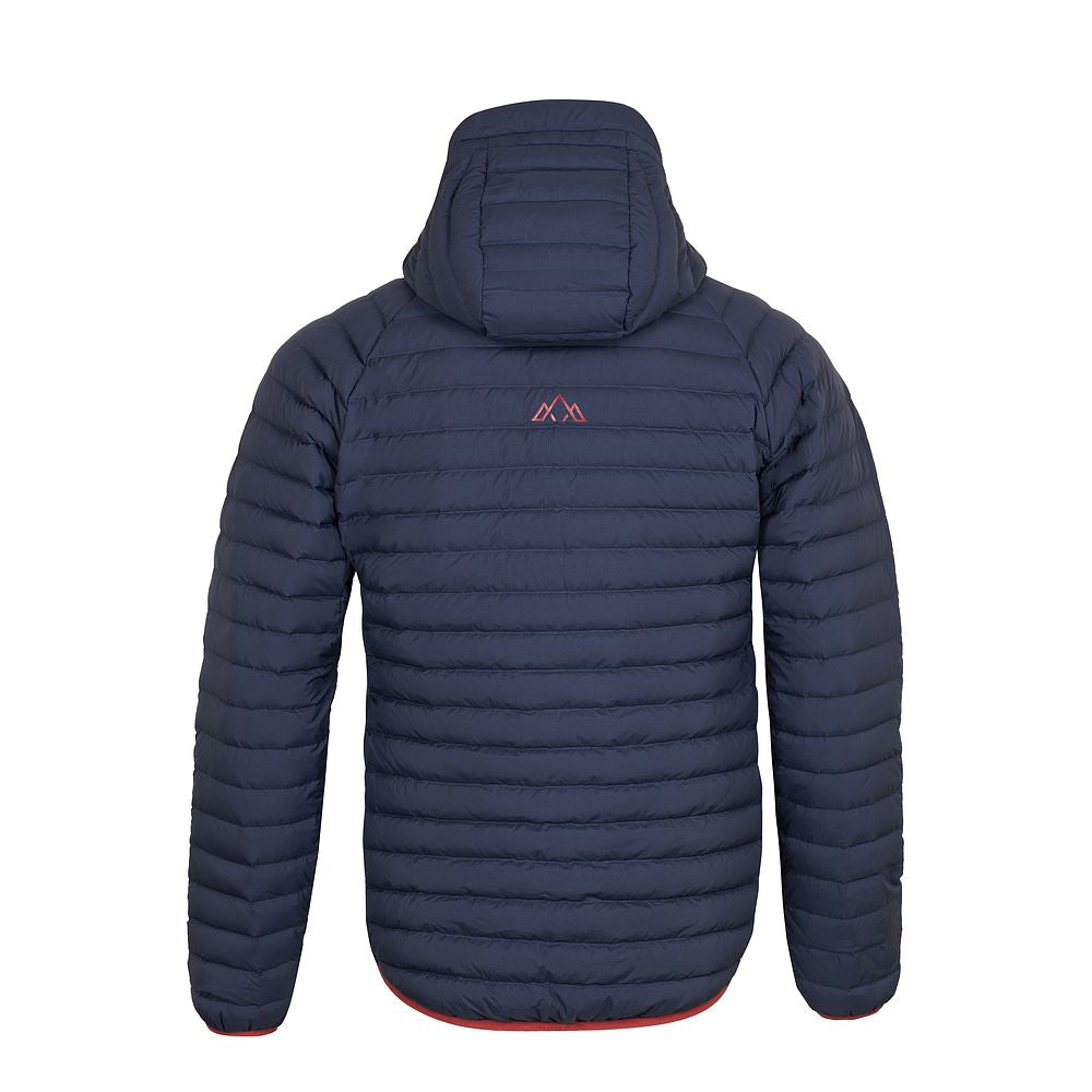 Fjern Mens Aktiv II Down Hooded Jacket (Navy/Rust)