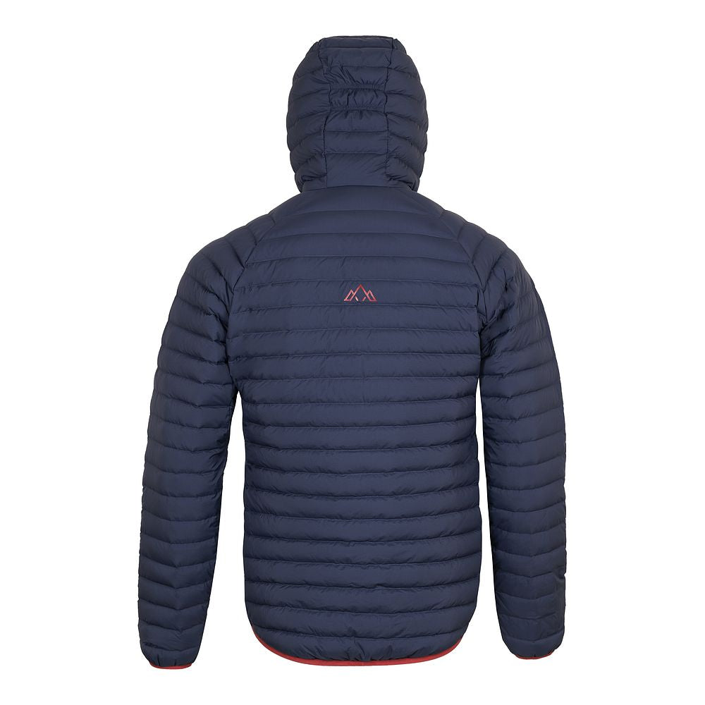 Fjern Mens Aktiv II Down Hooded Jacket (Navy/Rust)