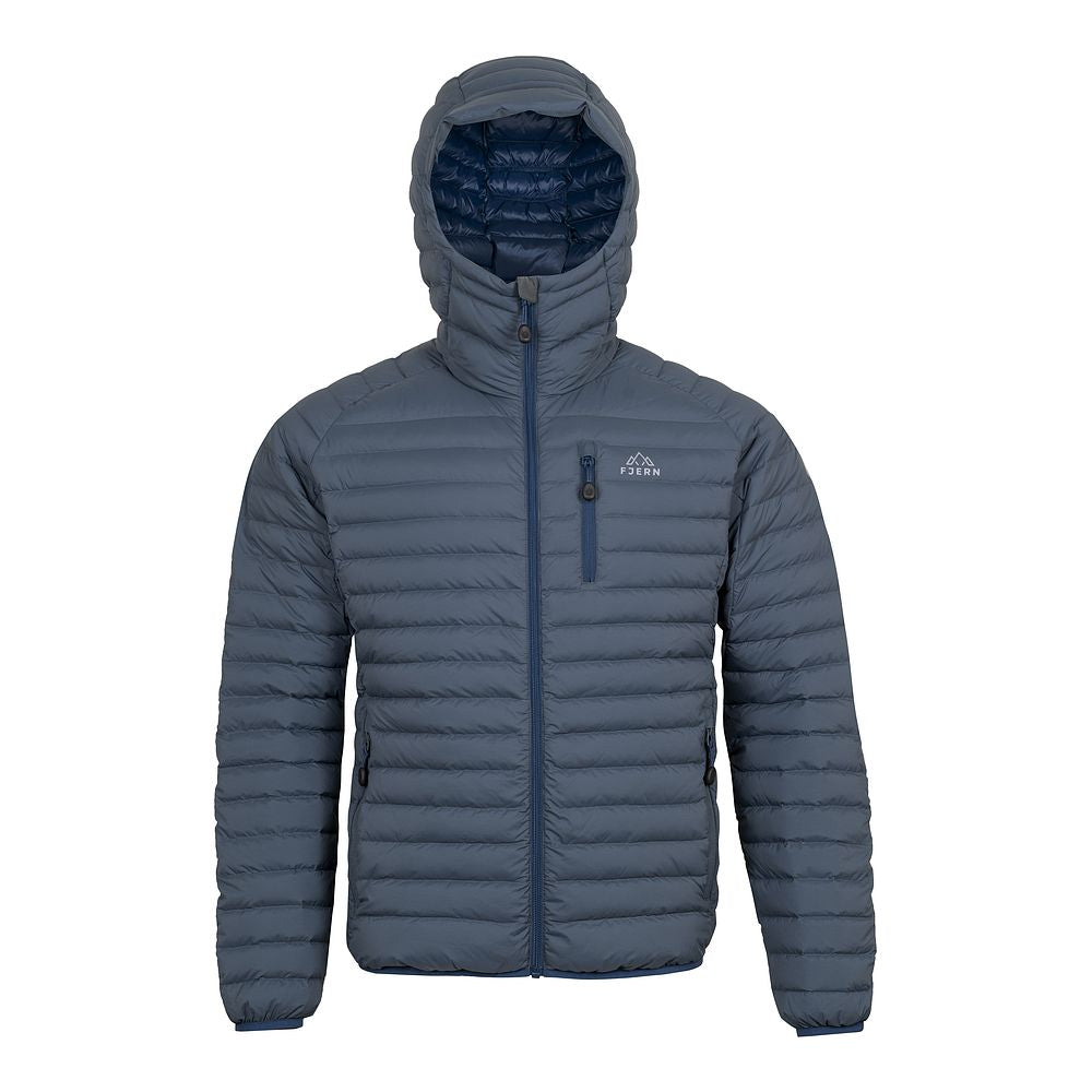 Fjern Mens Aktiv II Down Hooded Jacket (Orion Blue/Poseidon)