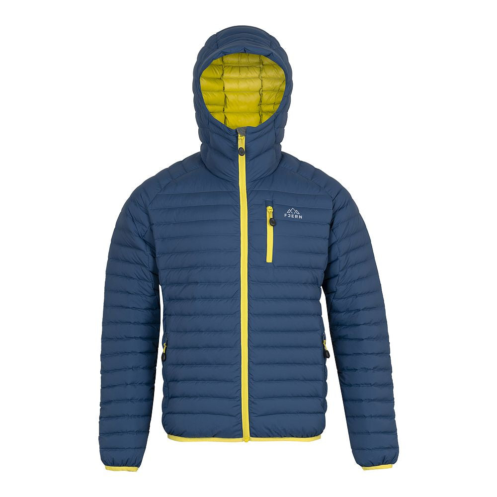 Fjern Mens Aktiv II Down Hooded Jacket (Poseidon/Citrus)