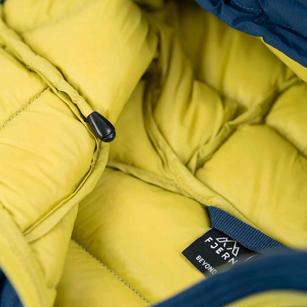 Fjern Mens Aktiv II Down Hooded Jacket (Poseidon/Citrus)