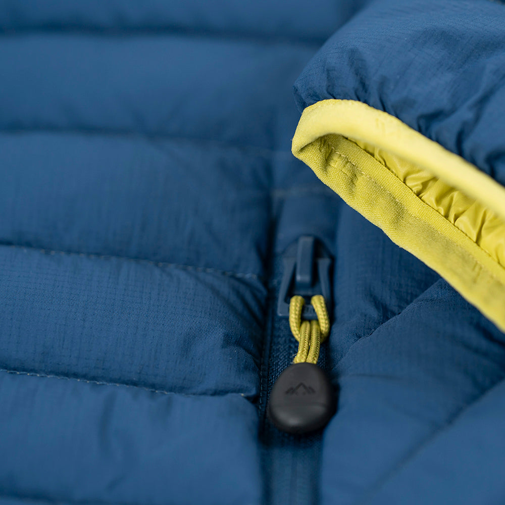 Fjern Mens Aktiv II Down Hooded Jacket (Poseidon/Citrus)