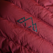 Fjern Mens Aktiv II Down Hooded Jacket (Rust/Charcoal)