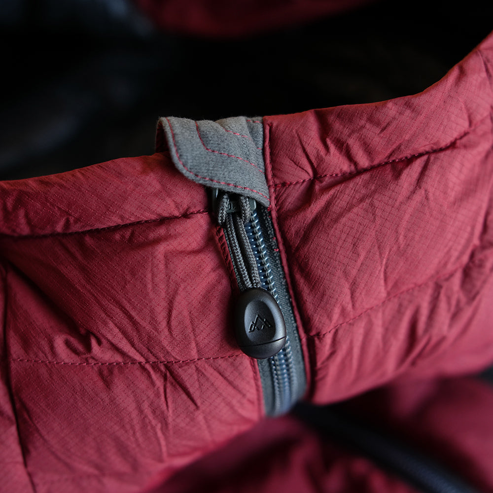 Fjern Mens Aktiv II Down Hooded Jacket (Rust/Charcoal)