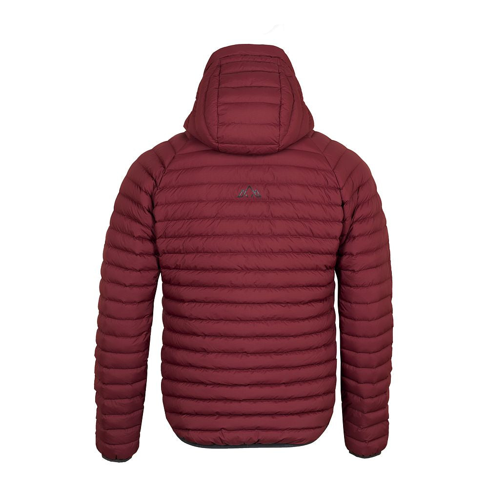 Fjern Mens Aktiv II Down Hooded Jacket (Rust/Charcoal)