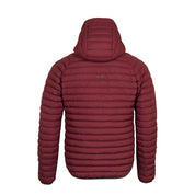 Fjern Mens Aktiv II Down Hooded Jacket (Rust/Charcoal)