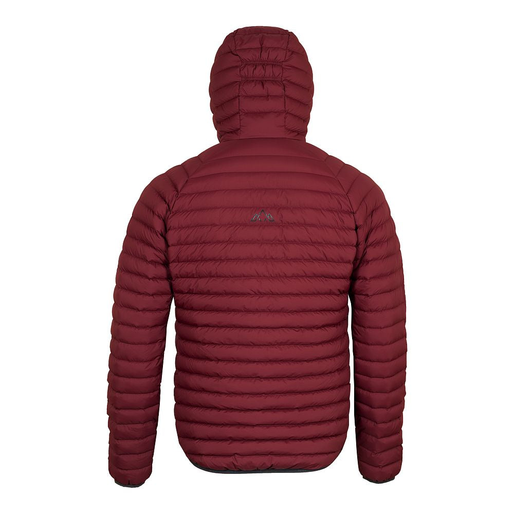 Fjern Mens Aktiv II Down Hooded Jacket (Rust/Charcoal)