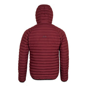 Fjern Mens Aktiv II Down Hooded Jacket (Rust/Charcoal)