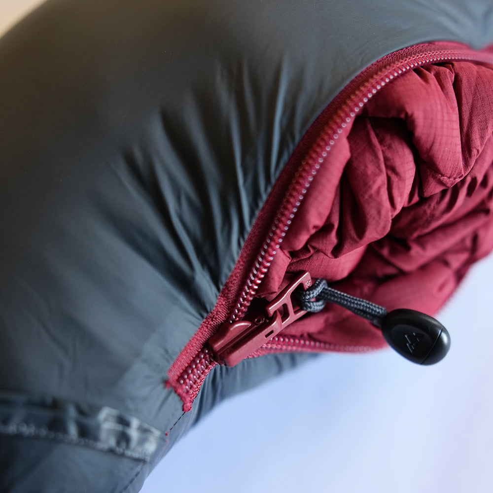 Fjern Mens Aktiv II Down Hooded Jacket (Rust/Charcoal)