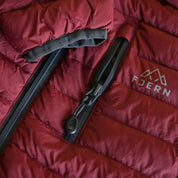 Fjern Mens Aktiv II Down Hooded Jacket (Rust/Charcoal)