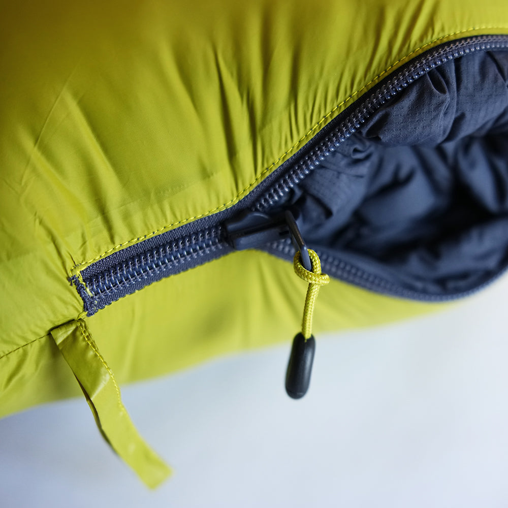 Fjern Mens Aktiv II Down Hooded Jacket (Storm Grey/Lime)