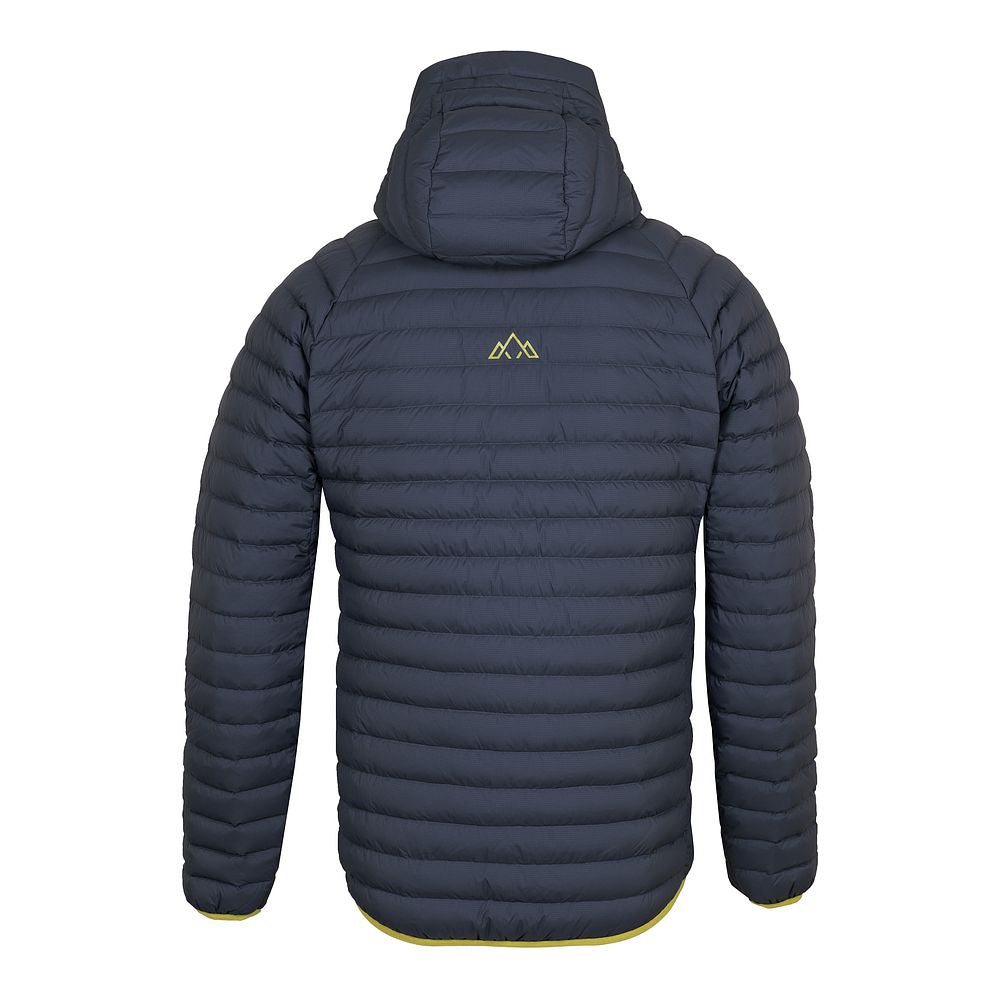 Fjern Mens Aktiv II Down Hooded Jacket (Storm Grey/Lime)