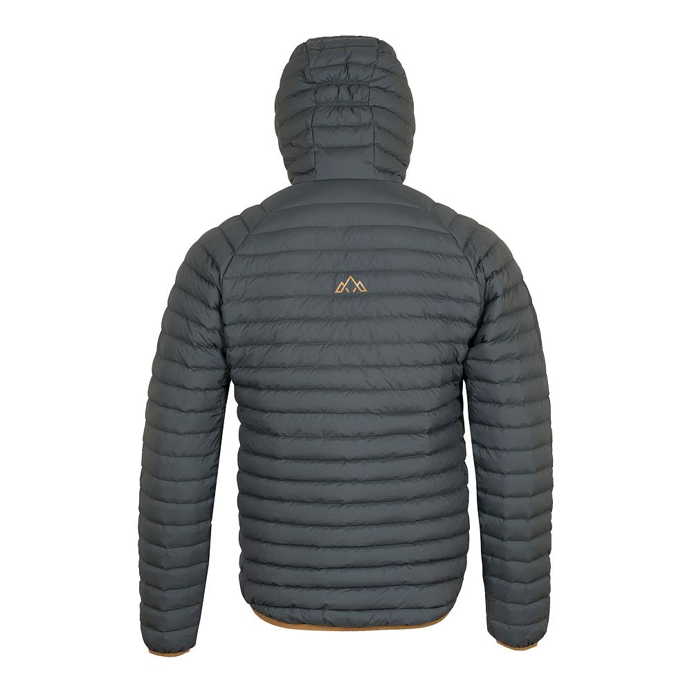Fjern Mens Aktiv II Down Hooded Jacket (Urban Chic/Mustard)