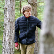 Fjern Mens Aktiv II Down Jacket (Black/Charcoal)