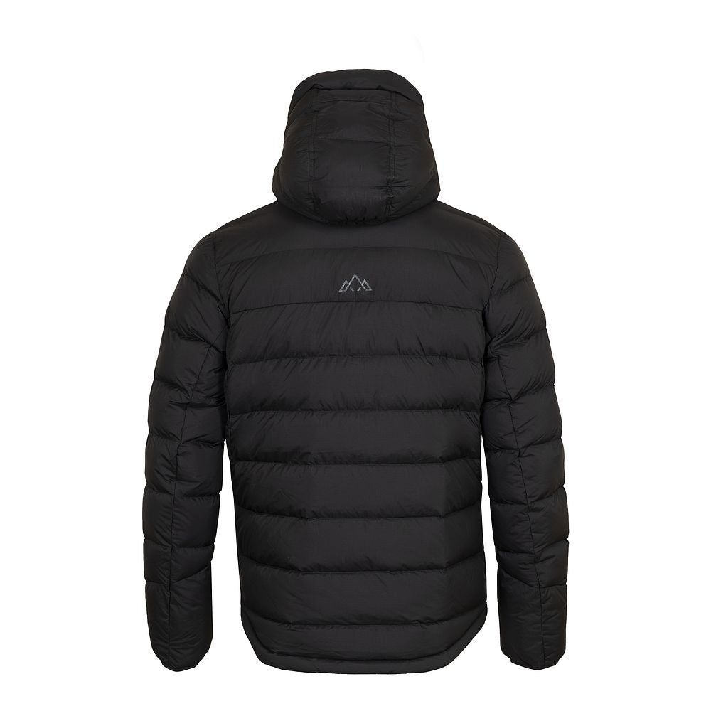 Fjern Mens Arktis III Down Hooded Jacket (Black/Charcoal)