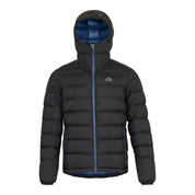 Fjern Mens Arktis III Down Hooded Jacket (Black/Poseidon)