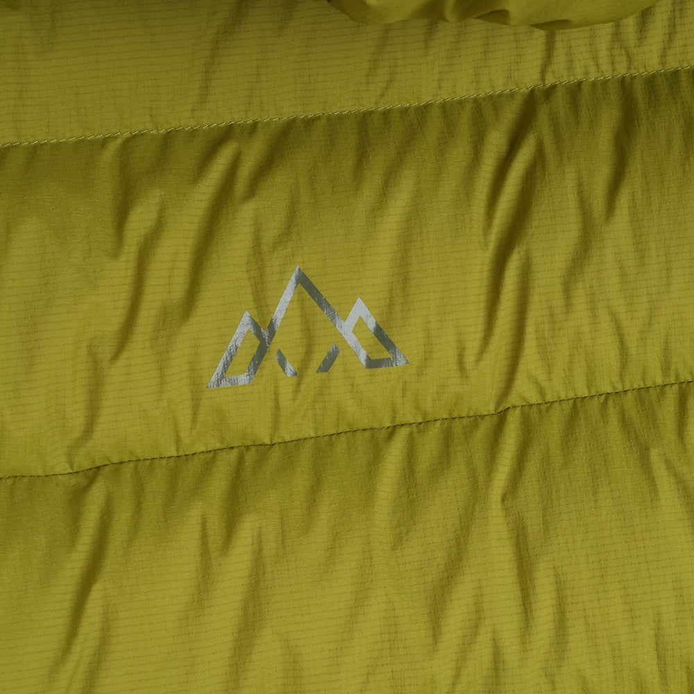 Mens Arktis III Down Hooded Jacket (Cardamom Seed/Winter Moss)