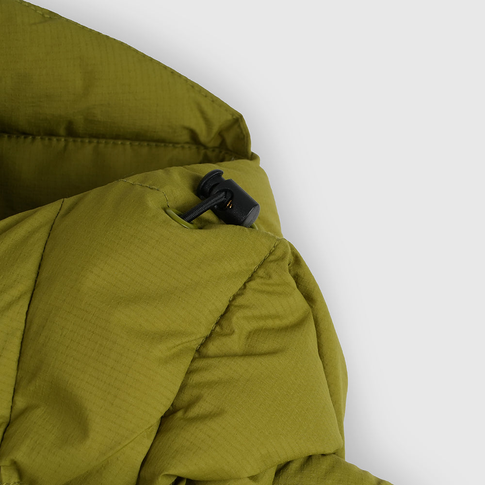 Mens Arktis III Down Hooded Jacket (Cardamom Seed/Winter Moss)