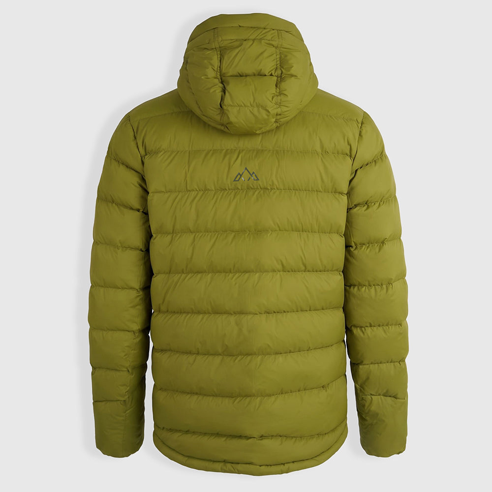 Mens Arktis III Down Hooded Jacket (Cardamom Seed/Winter Moss) ✦AI