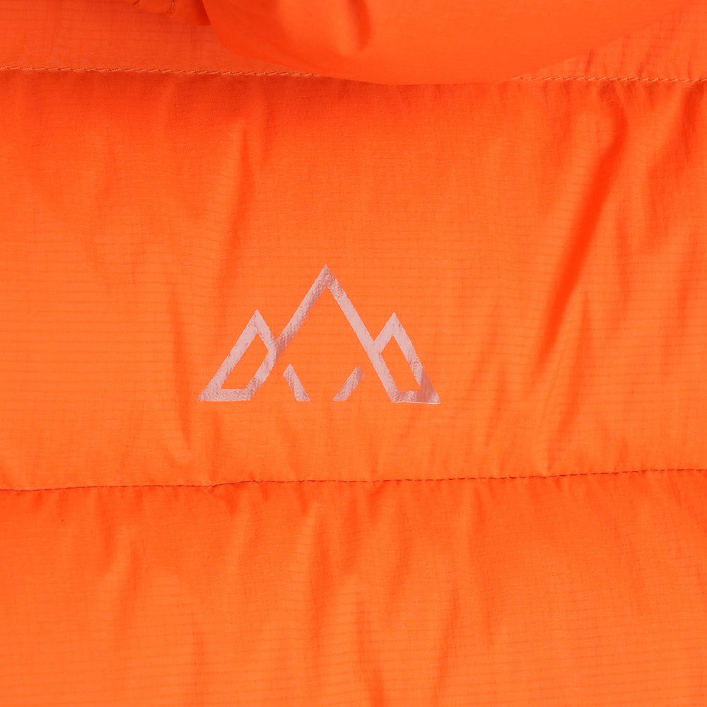 Mens Arktis III Down Hooded Jacket (Koi/Baked Clay)