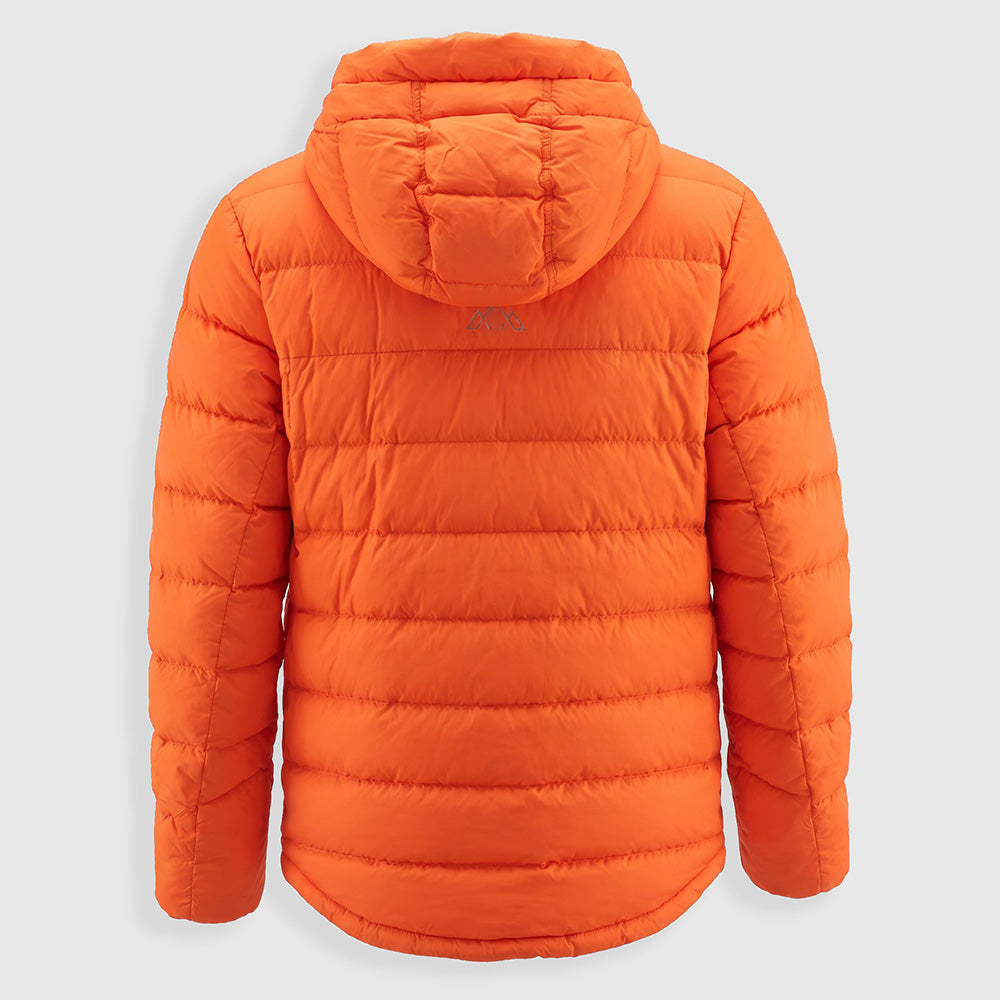 Mens Arktis III Down Hooded Jacket (Koi/Baked Clay) ✦AI