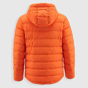 Mens Arktis III Down Hooded Jacket (Koi/Baked Clay) ✦AI