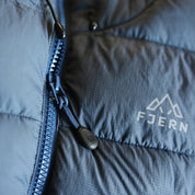 Fjern Mens Arktis III Down Hooded Jacket (Orion Blue/Poseidon)