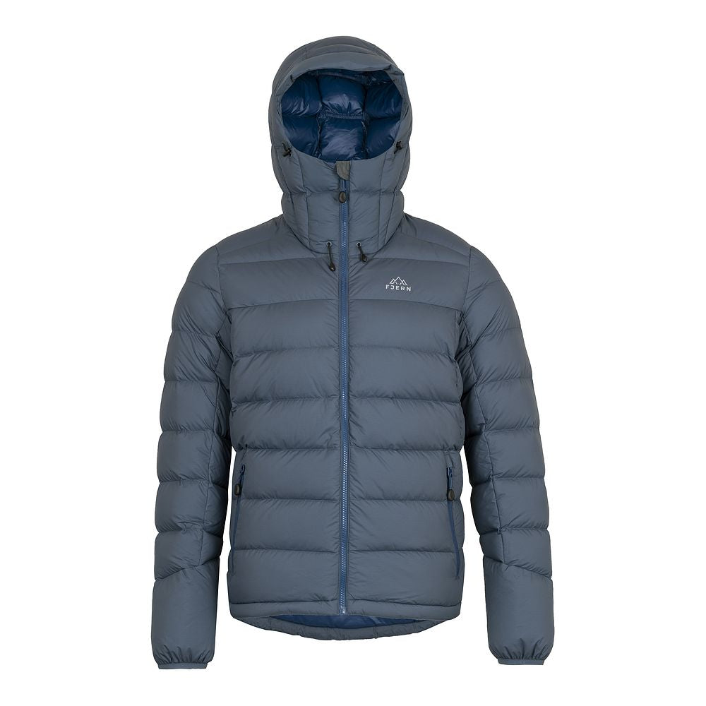 Fjern Mens Arktis III Down Hooded Jacket (Orion Blue/Poseidon)