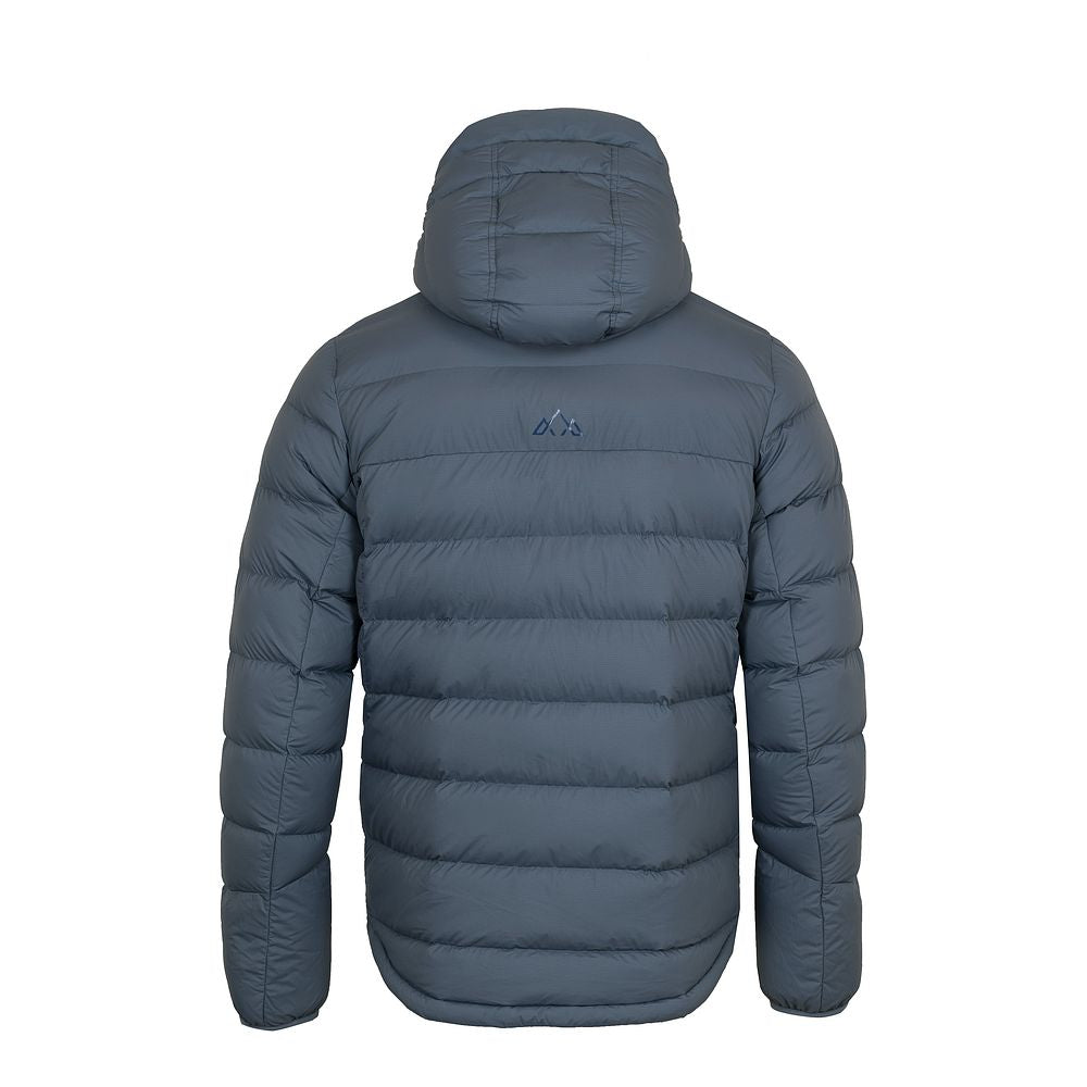 Fjern Mens Arktis III Down Hooded Jacket (Orion Blue/Poseidon)