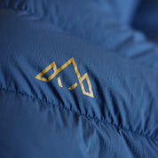 Fjern Mens Arktis III Down Hooded Jacket (Poseidon/Harvest Gold)