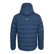 Fjern Mens Arktis III Down Hooded Jacket (Poseidon/Harvest Gold)