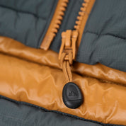Fjern Mens Arktis III Down Hooded Jacket (Urban Chic/Mustard)