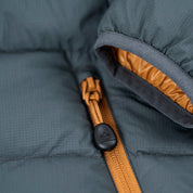 Fjern Mens Arktis III Down Hooded Jacket (Urban Chic/Mustard)