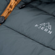Fjern Mens Arktis III Down Hooded Jacket (Urban Chic/Mustard)
