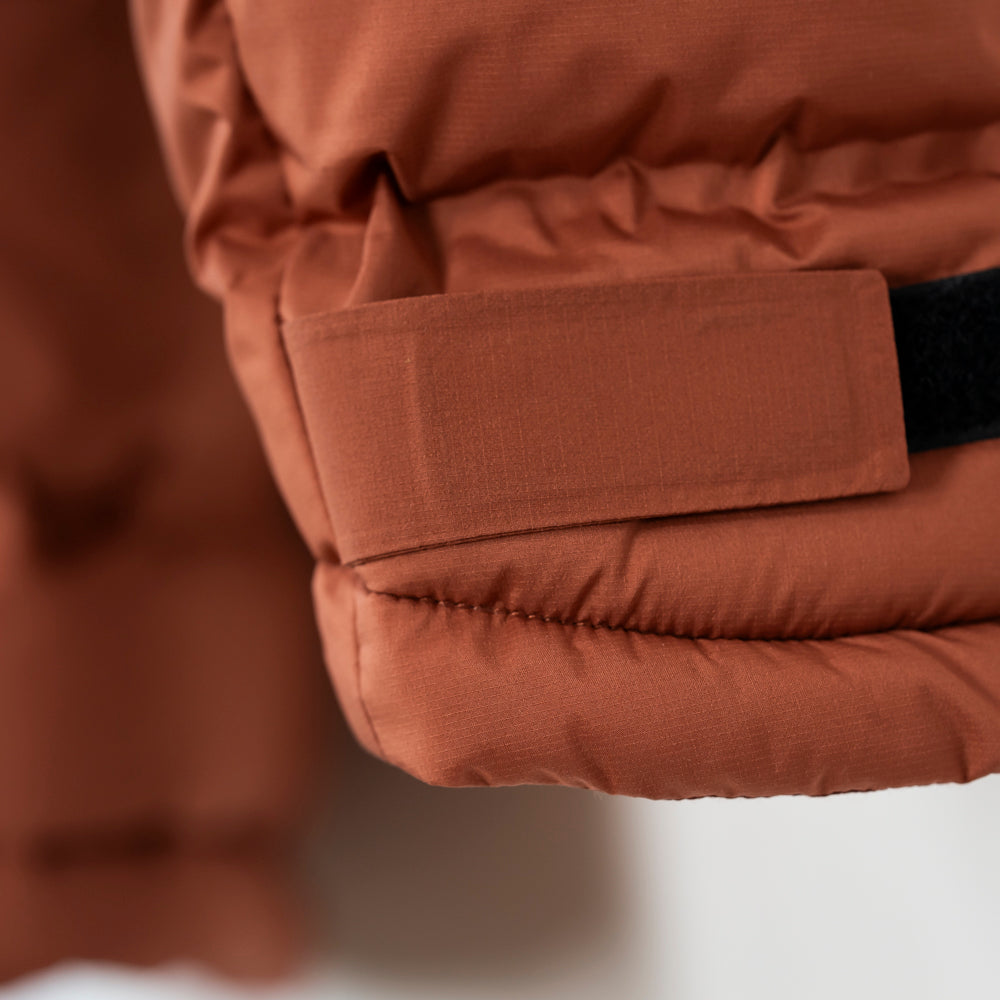 Mens Aska Waterproof Down Jacket (Baked Clay/Koi)