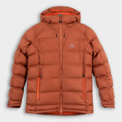 Mens Aska Waterproof Down Jacket (Baked Clay/Koi)
