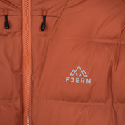 Mens Aska Waterproof Down Jacket (Baked Clay/Koi)