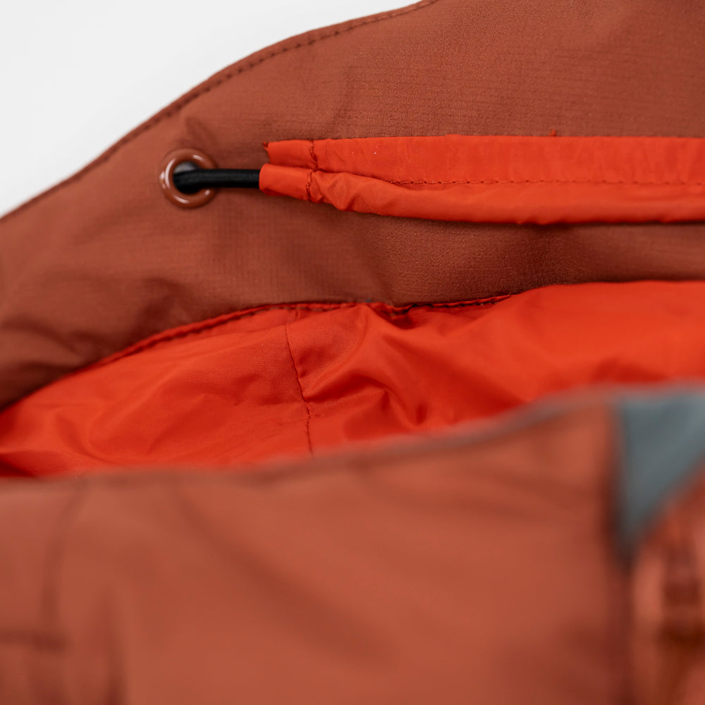 Mens Aska Waterproof Down Jacket (Baked Clay/Koi)