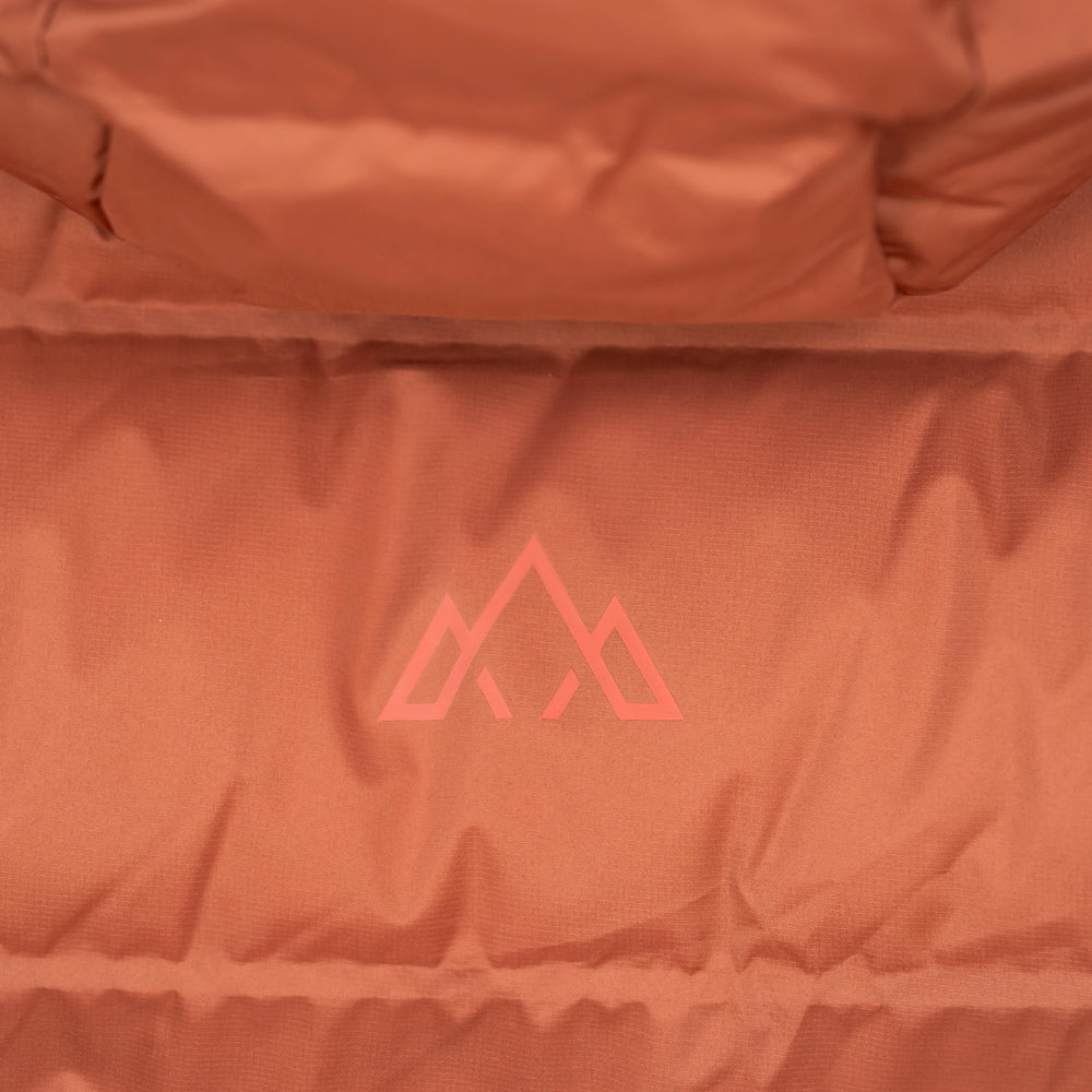 Mens Aska Waterproof Down Jacket (Baked Clay/Koi)