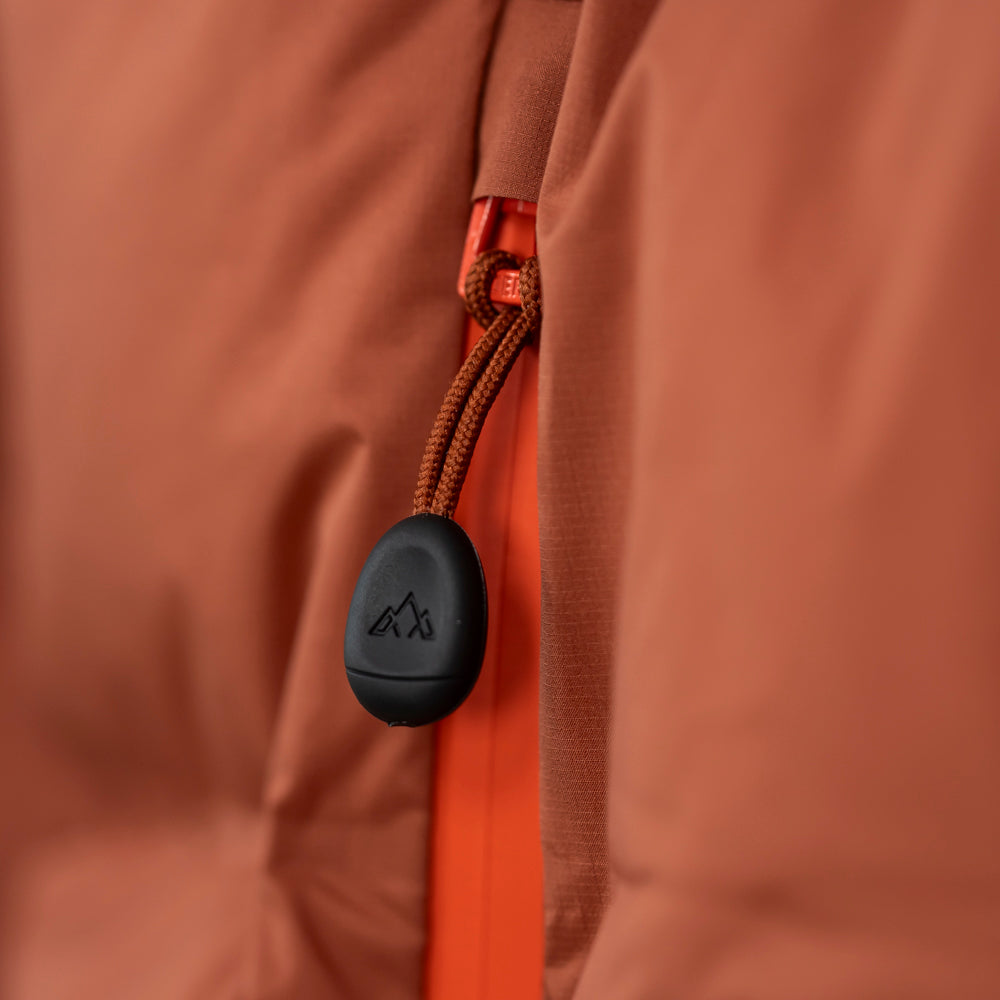 Mens Aska Waterproof Down Jacket (Baked Clay/Koi)