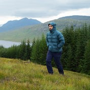 Fjern Mens Aska Waterproof Down Jacket (Petrol/Navy)