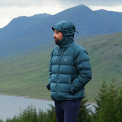 Fjern Mens Aska Waterproof Down Jacket (Petrol/Navy)