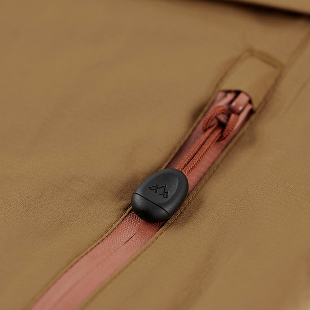 Mens Aventyr 2.5L Waterproof Packable Jacket (Mustard/Spice)